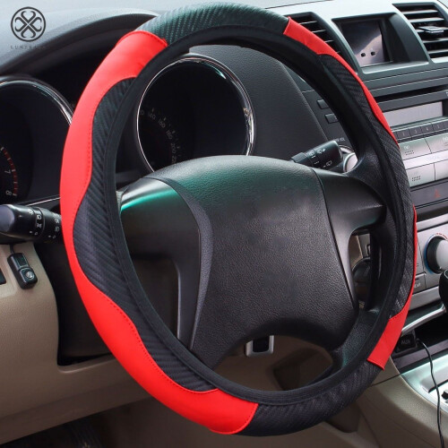 Husă volan din piele microfibră, 15 inch 2