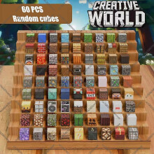 (Randomly 60) Magnetic Building Blocks for Kids 3+ | STEM Sensory Toy | DIY Magnetic Cube Gift