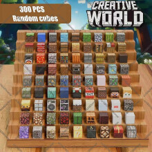 (Randomly 300) Magnetic Building Blocks for Kids 3+ | STEM Sensory Toy | DIY Magnetic Cube Gift