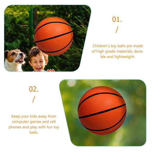 Mini plastikbasketball til småbørn 4 stk. 1