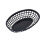 Cesta oval de plástico para frango e batatas fritas (1 peça) 1