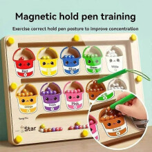 (medium size) Children's Magnetic Maze Walking Ball Baby Concentration Training, Writing Logic Thinking 3 Year Old Early Out