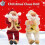 Staande kerstmanpop, rood, woondecoratie 6