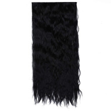 (#1 22inches) S-Noilite 22" Long Wave Invisible Clip-in Hair Extension Highlight Natural Black Blonde One-Piece Hai