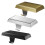 Christmas mantel stocking hooks silver 4-pack 5