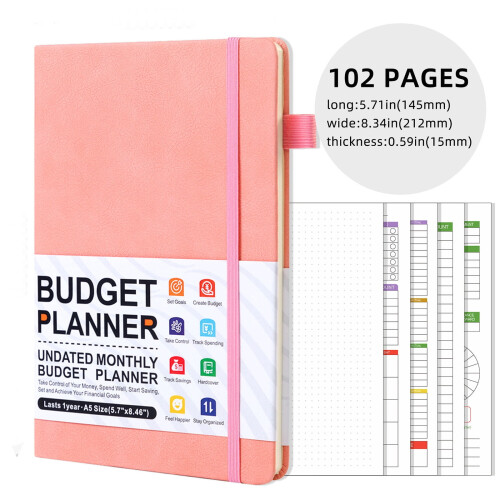 Budgetplaner-Notizbuch, monatlicher Ausgaben-Tracker 1