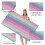 Telo mare extra large, morbido, multicolore, 79x160 cm 5