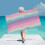 Telo mare extra large, morbido, multicolore, 79x160 cm 6