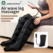 (Long AU) Jinkairui Electric Air Pressure Leg Massager Kneading Squeeze Deep Relaxation Calf Foot With Remote Control