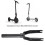 LYUMO aluminum front fork for Mijia M365 scooter 6