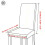 Luxtrada fluwelen stretch eetkamerstoelhoezen (4 stuks) 3