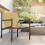 Outsunny Silla de Ratán Marrón 74 x 61 x 81 cm 5