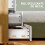 Homcom Cómoda para Dormitorio Marrón 60 x 35 x 65 cm 6
