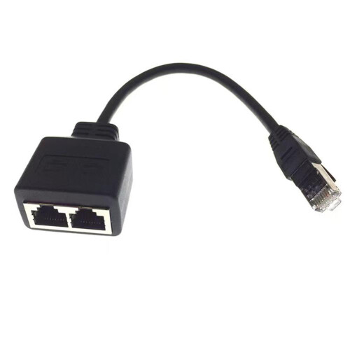 Διαχωριστής Ethernet RJ45 1 αρσενικό σε 2 θηλυκά