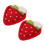 Strawberry Wool Felt Pendant Craft Kit 2 pcs 1