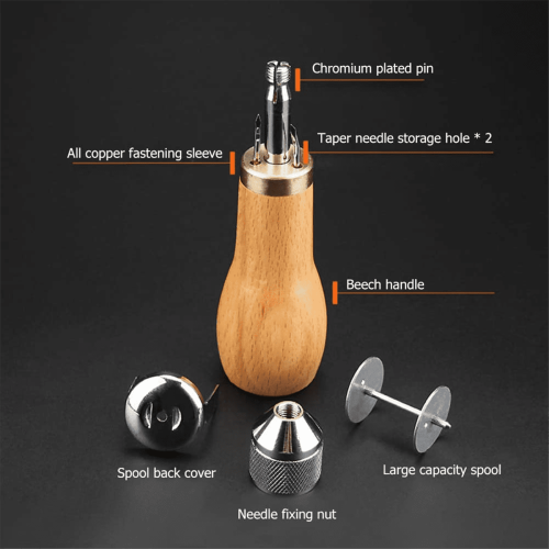 Σετ ραπτικής δέρματος για επισκευή ραψίματος στο χέρι 2