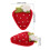 Strawberry Wool Felt Pendant Craft Kit 2 pcs 2