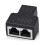 RJ45Splitter Adapter Ethernet LAN2-Port 1