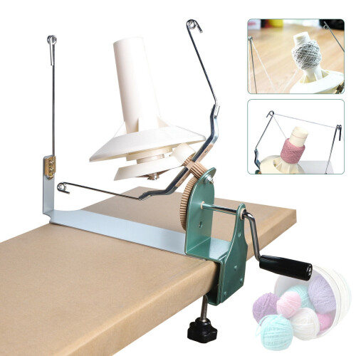 Wool Yarn Ball Winder Hand Operated Center Pull 2
