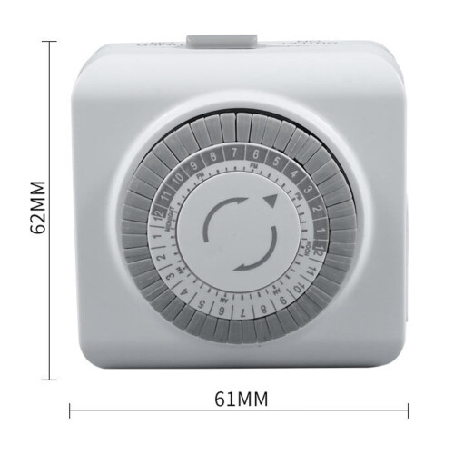 Mekanisk plug-in timer 24-timers syklus 1