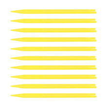 Fishing Net Repair Needle Shuttle Yellow Plastic 10 Pcs