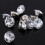LYUMO rhinestone round buttons 50 pcs 2