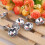 LYUMO rhinestone round buttons 50 pcs 8