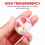 Bolas de plástico transparente multiusos, 100 unidades 3