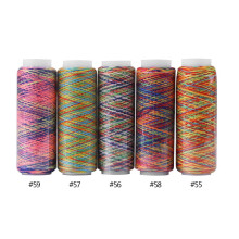 LYUMO quilting thread multicolor gradient 5 pcs