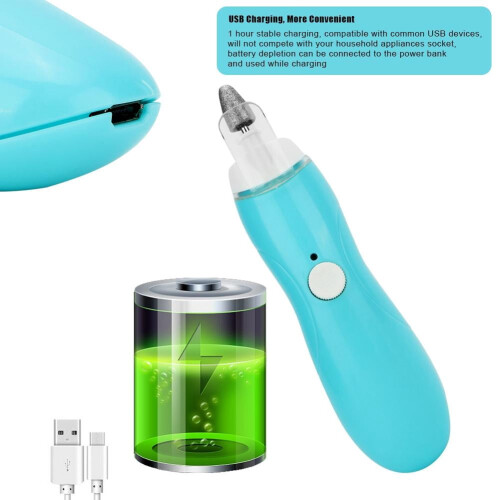 LYUMO Elektrische Babynagelfeile 9-in-1 USB-Ladefunktion 1