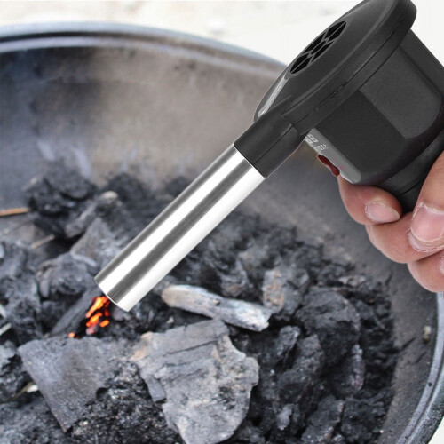 Φορητός ανεμιστήρας BBQ LYUMO για ψησταριά με κάρβουνο, με μπαταρία