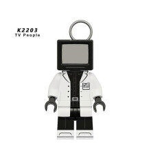 (K2203) KDL SWAT Skibidi Toilet Man Figures - Anime Block Toys for Kids, Birthday Gift, TVMan, Tita