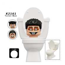 (K2161) KDL SWAT Skibidi Toilet Man Figures - Anime Block Toys for Kids, Birthday Gift, TVMan, Tita