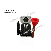 (K2183) KDL SWAT Skibidi Toilet Man Figures - Anime Block Toys for Kids, Birthday Gift, TVMan, Tita