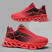 (red Shoe Size 41) MAEDEF Men's Running Shoes Lightweight Breathable Athletic Shoes Non-slip Comfortable Sneakers for Running Shoes