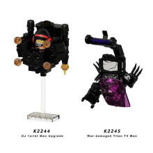 (K2288 Speaker Man) KDL SWAT Skibidi Toilet Man Figures - Anime Block Toys for Kids, Birthday Gift, TVMan, Tita