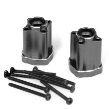 RC Car Upgrade Rear Cup Kit for LOSI 1/18 LMT 4X4 Brushed Truck RC Car Upgrade Parts Black