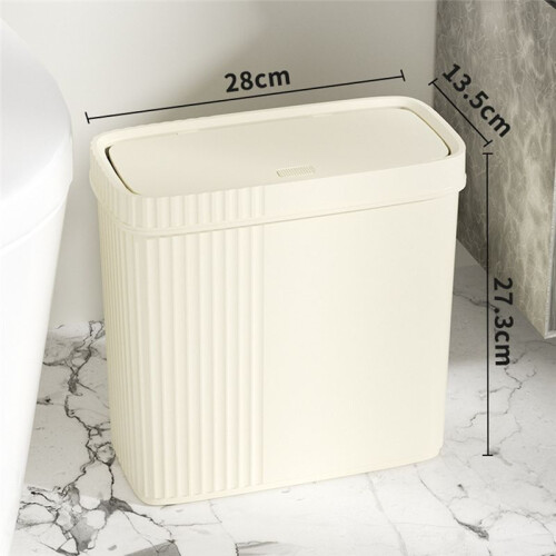 1Pcs Trash Can That Can Be Put in A Small Space. Garbage Container Trash Bin with Lid 2