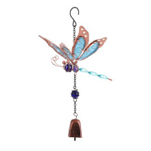 Wind Chime Dragonfly Wind Chime Metal Wind Chime with Dragonfly Design Outdoor Garden Decoration for Window Yard A