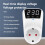 LED Display Voltage Protector Socket AC 230V Adjustable 16A Power Protector Socket with Automatic Reset Function EU Plug 2