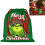Christmas candy drawstring bag cartoon theme 10 pcs 1