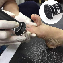 Upgraded electric callus remover (adjustable speed) with 60 pieces of replacement sandpaper discs, p