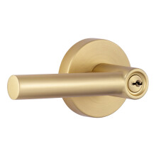 Miseno Elkton round lever door set brass 1-pack
