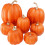 Artificial Black Pumpkins Set Foam 7 Pcs 1