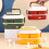 HESITONE microwave-safe bento box 2 sizes 3 colors 4