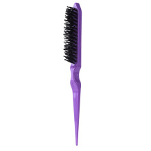 Bristle Hair Brush Purple Edge Comb for All Hair Types