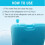 Home Times ice packs 0.44 lb 4.7" x 7.08" (4 pack) 5