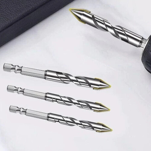 HBASD eccentric twist drill bit set tungsten carbide 3 pcs