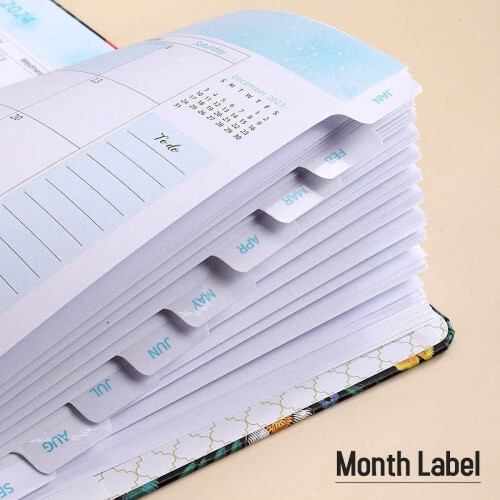 Hengsof Monthly Planner 2024-2025 with Holidays 1