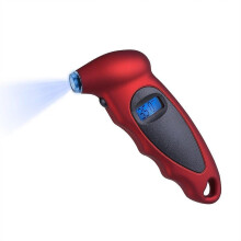 Digital Tire Pressure Gauge, 150PSI 4 Setting for Cars, Trucks and Bicycles, Backlit LCD and Anti-Sk